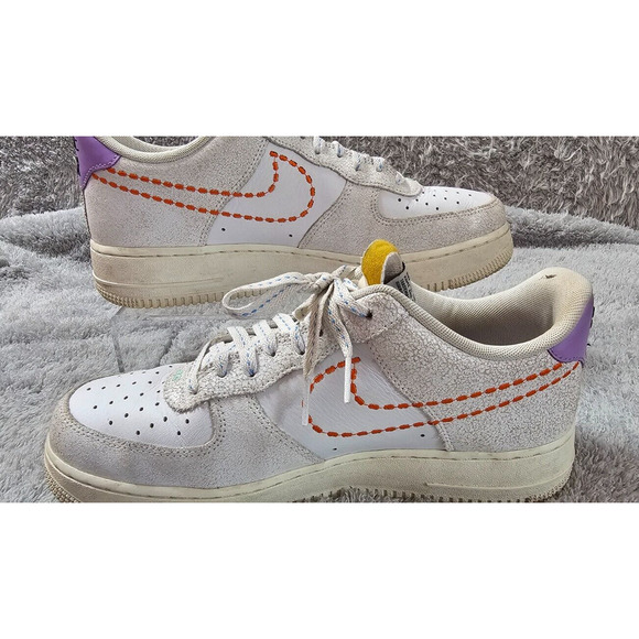 Nike Air Force 1 DX2348-100 Size MEns 10.5 Womens 12 EU 42.5 Sneakers GUC '07 SE - Picture 5 of 11